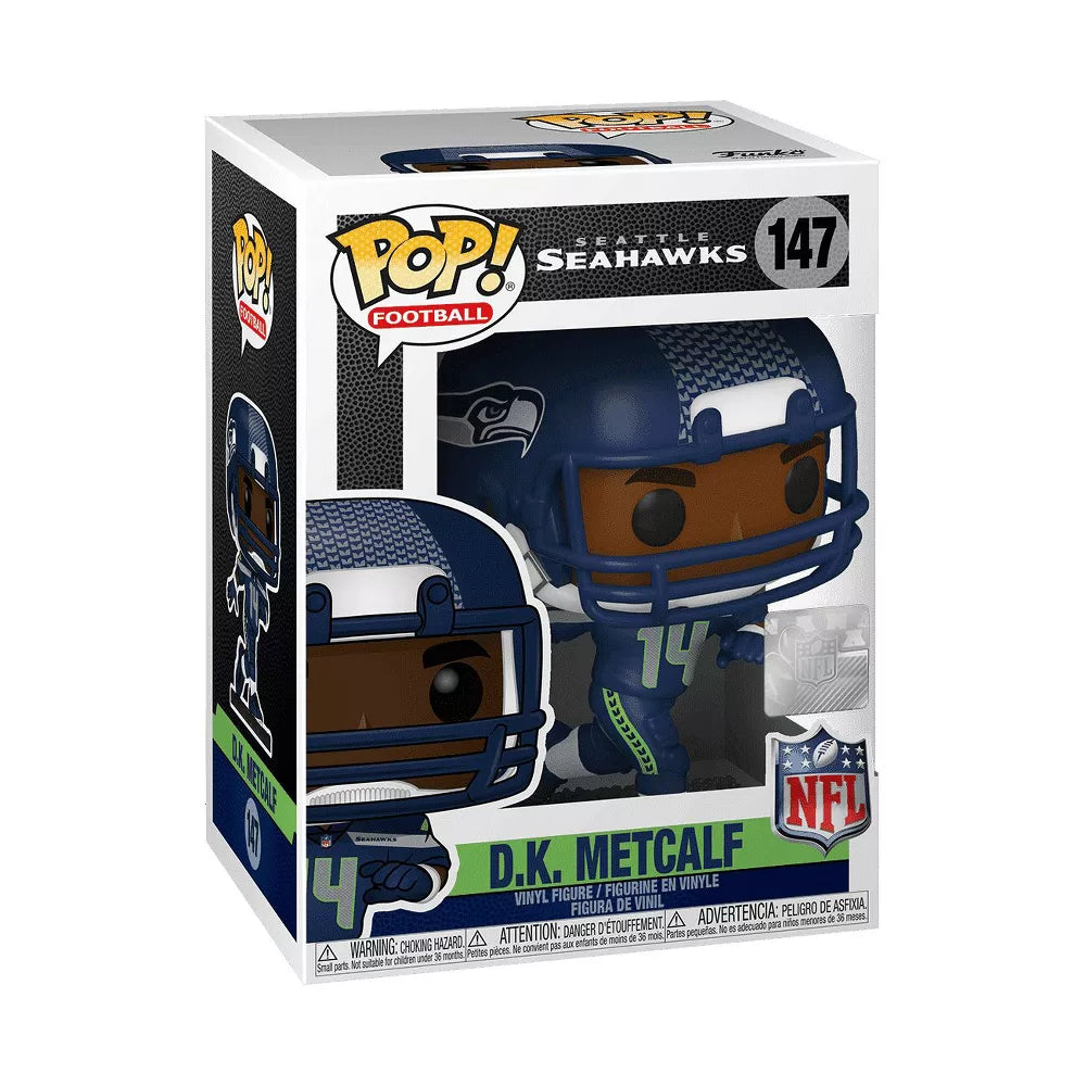 Funko POP! NFL: D.K. Metcalf Vinyl Figure #147 #50977 thumbnail