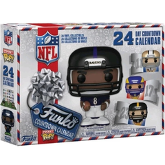 FUNKO Pocket Pop! NFL 24Day Countdown Calendar Holiday Advent Calendar with 24 Mini Collectible Figures