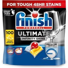 Finish Quantum Infinity Shine Dishwasher Tablets – Lemon, 100 Count