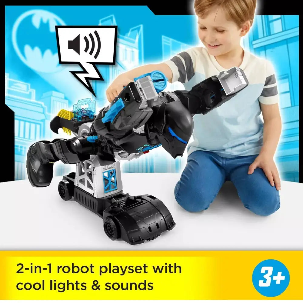 Fisher-Price Imaginext DC Super Friends Batman Toy Bat-Tech Batbot thumbnail