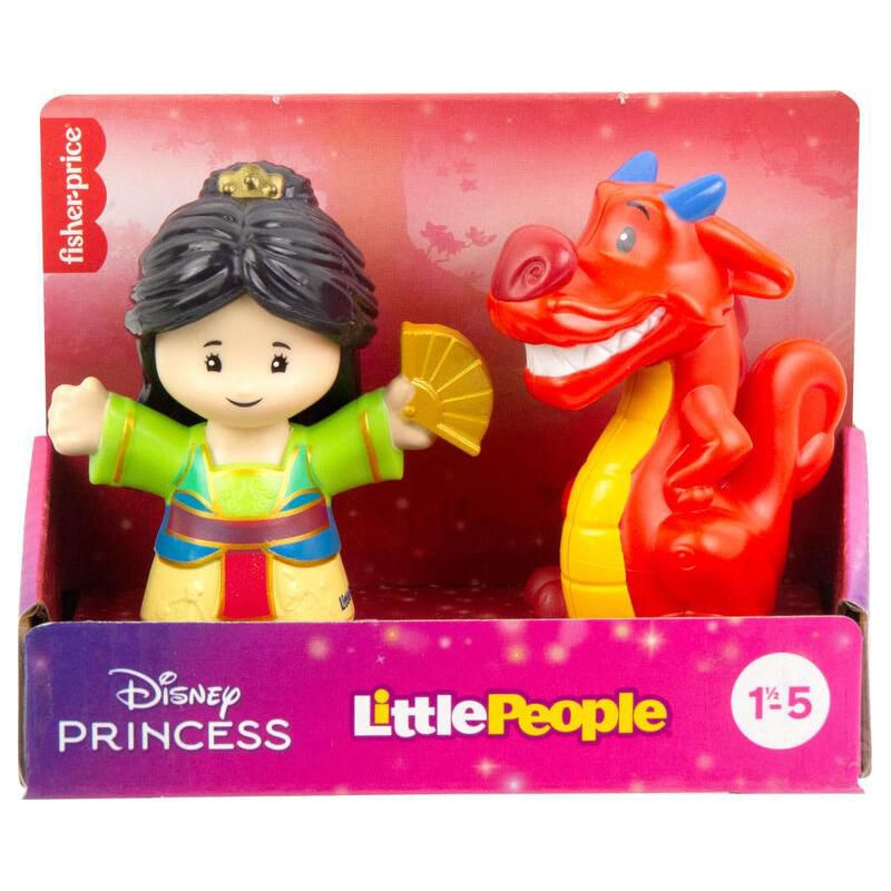 Fisher-Price Little People Disney Princess Mulan & Mushu Figure Set thumbnail