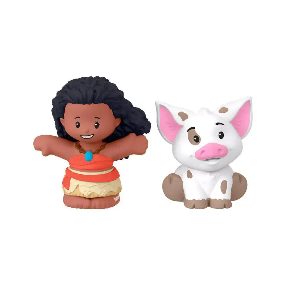 Fisher-Price Little People Figure Set Moana & Pua HVT57 thumbnail