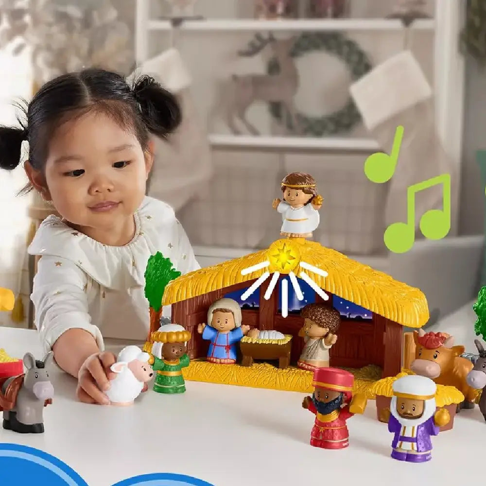 Fisher-Price Little People Nativity Music Lights Set HMX70 thumbnail