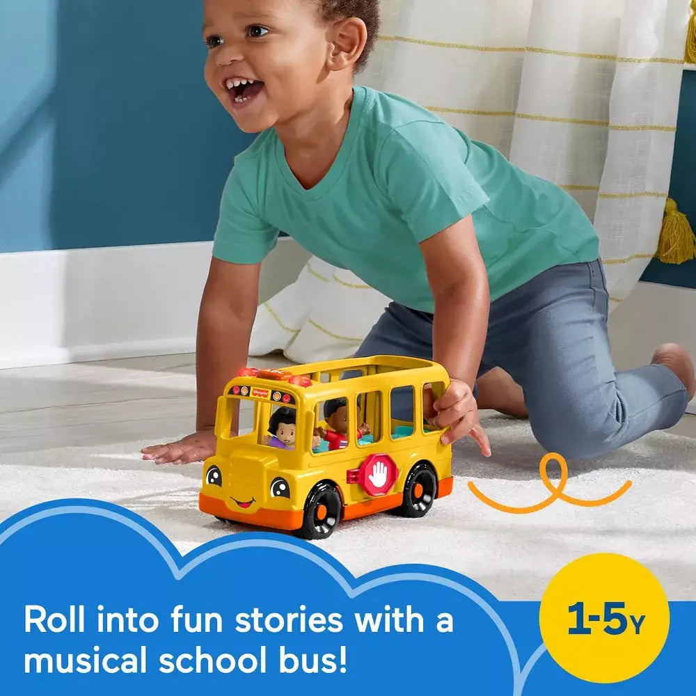 Fisher-Price Little People Toddler Toy School Bus thumbnail