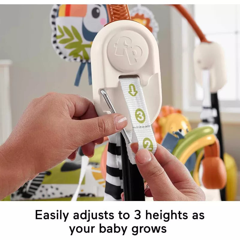 Fisher-Price Baby Bouncer Palm Paradise Jumperoo Activity Center thumbnail