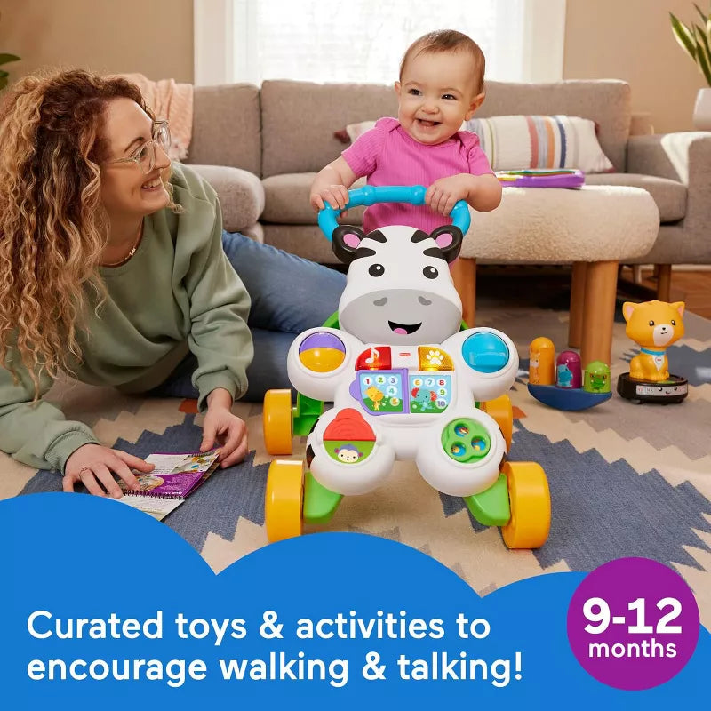 Fisher-Price Baby & Toddler Play Kit Let’s Walk & Talk Gift Set, Developmental Toys & Activity Guide thumbnail