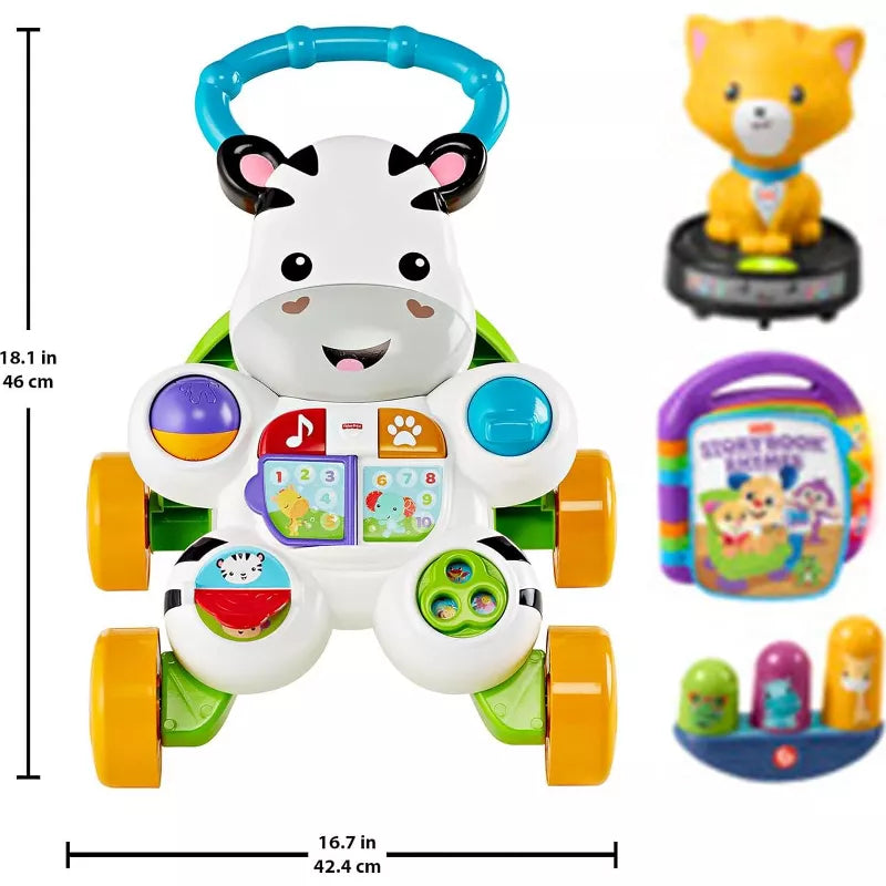 Fisher-Price Baby & Toddler Play Kit Let’s Walk & Talk Gift Set, Developmental Toys & Activity Guide thumbnail