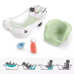 Fisher-Price Baby to Toddler Bath 4-in-1 Sling ‘n Seat Tub HNX51
