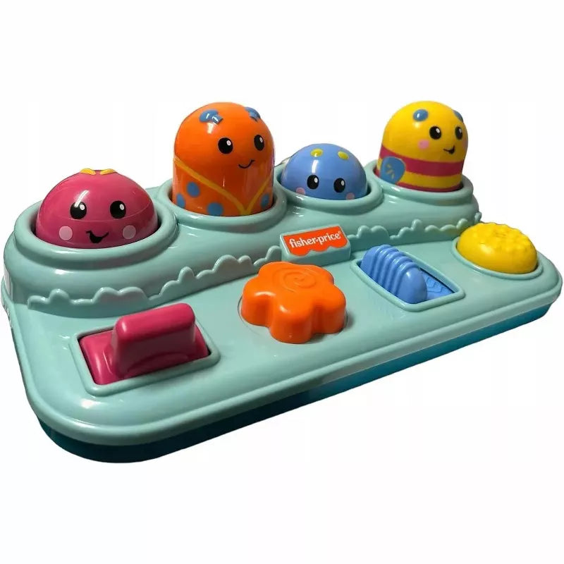 Fisher-Price Brilliant Basics Boppin' Activity Bugs, Pop-Up Infant Toy thumbnail