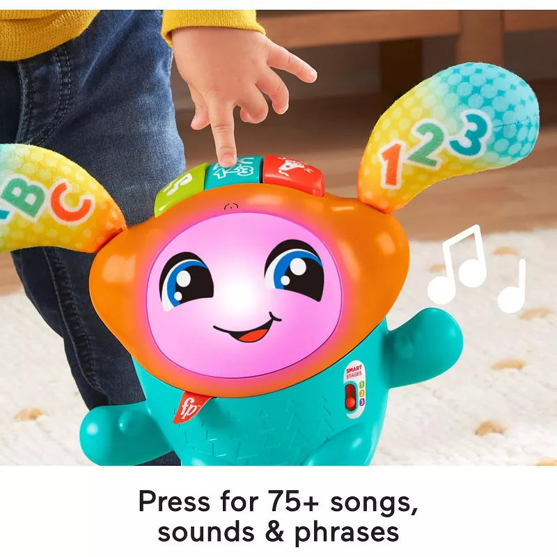 Fisher-Price DJ Bouncin’ Beats Electronic Baby & Toddler Learning Toy With Bouncing Action thumbnail