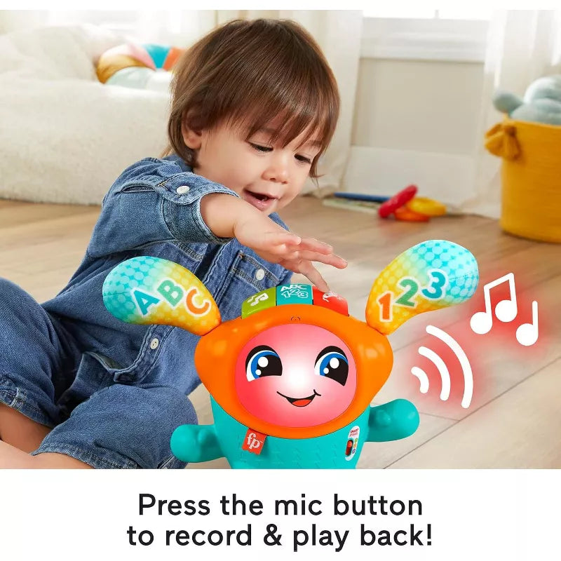 Fisher-Price DJ Bouncin’ Beats Electronic Baby & Toddler Learning Toy With Bouncing Action thumbnail
