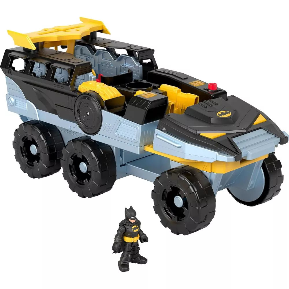 Fisher-Price Imaginext DC Batman Transforming Bat-Tank Vehicle Playset with Lights, Sounds & Action Figure Accessories thumbnail