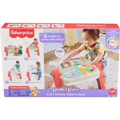 Fisher-Price Laugh & Learn 4-In-1 Activity Table & Art Easel