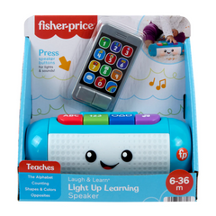 Fisher-Price Laugh & Learn Light Up Learning Speaker Electronic Baby Toy. Start the fun and learning with the Laugh & Learn® Light Up Learning Speaker musical toy from Fisher-Price®. HRJ06
