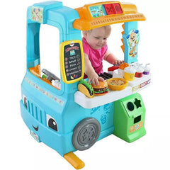 Fisher-Price Laugh & Learn Servin' Up Fun Food Truck with 20+ Piece Accessory Set