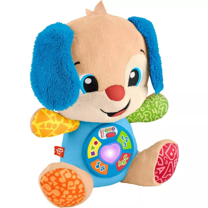 Fisher-Price Laugh & Learn Smart Stages Puppy Plush Musical Learning Toy for Baby & Toddler