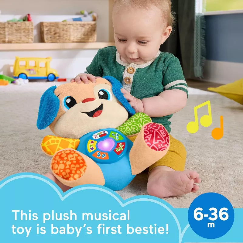 Fisher-Price Laugh & Learn Smart Stages Puppy Plush Musical Learning Toy for Baby & Toddler thumbnail
