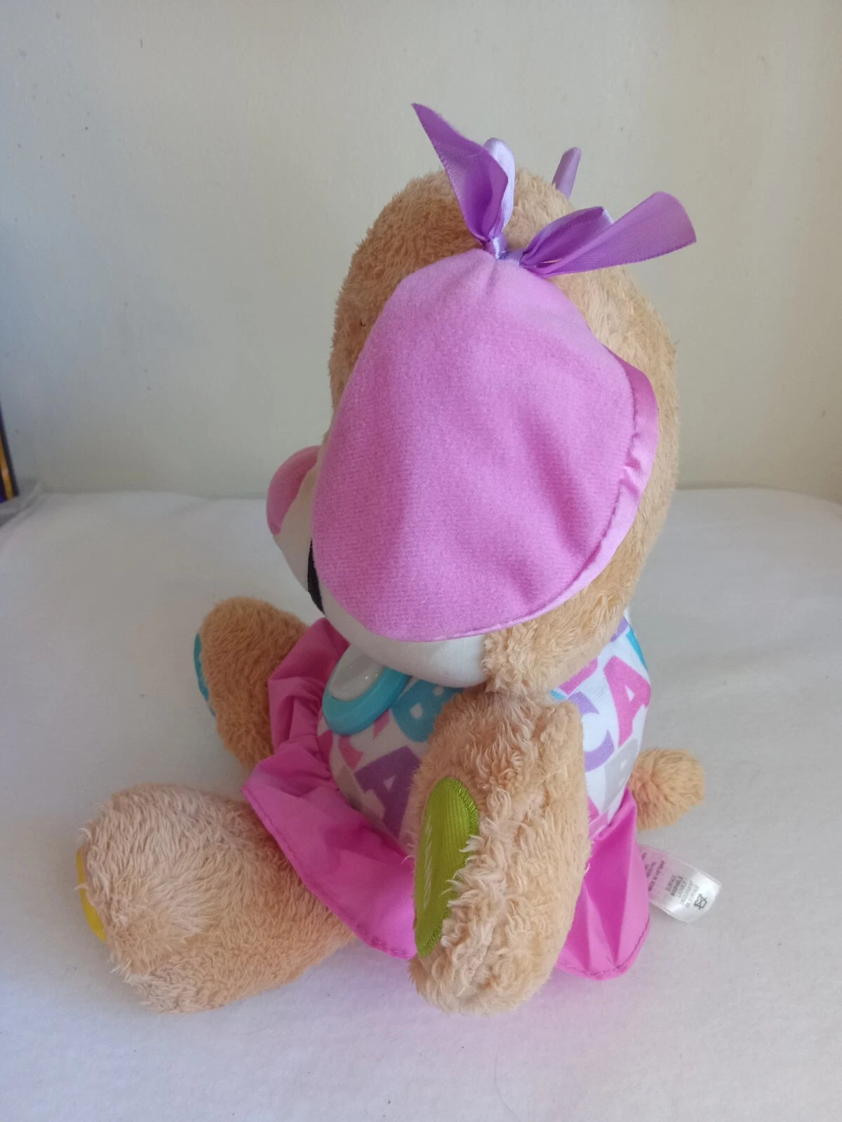 Fisher-Price Laugh & Learn Smart Stages Sis Pink Plush Musical Learning Toy for Baby & Toddler thumbnail