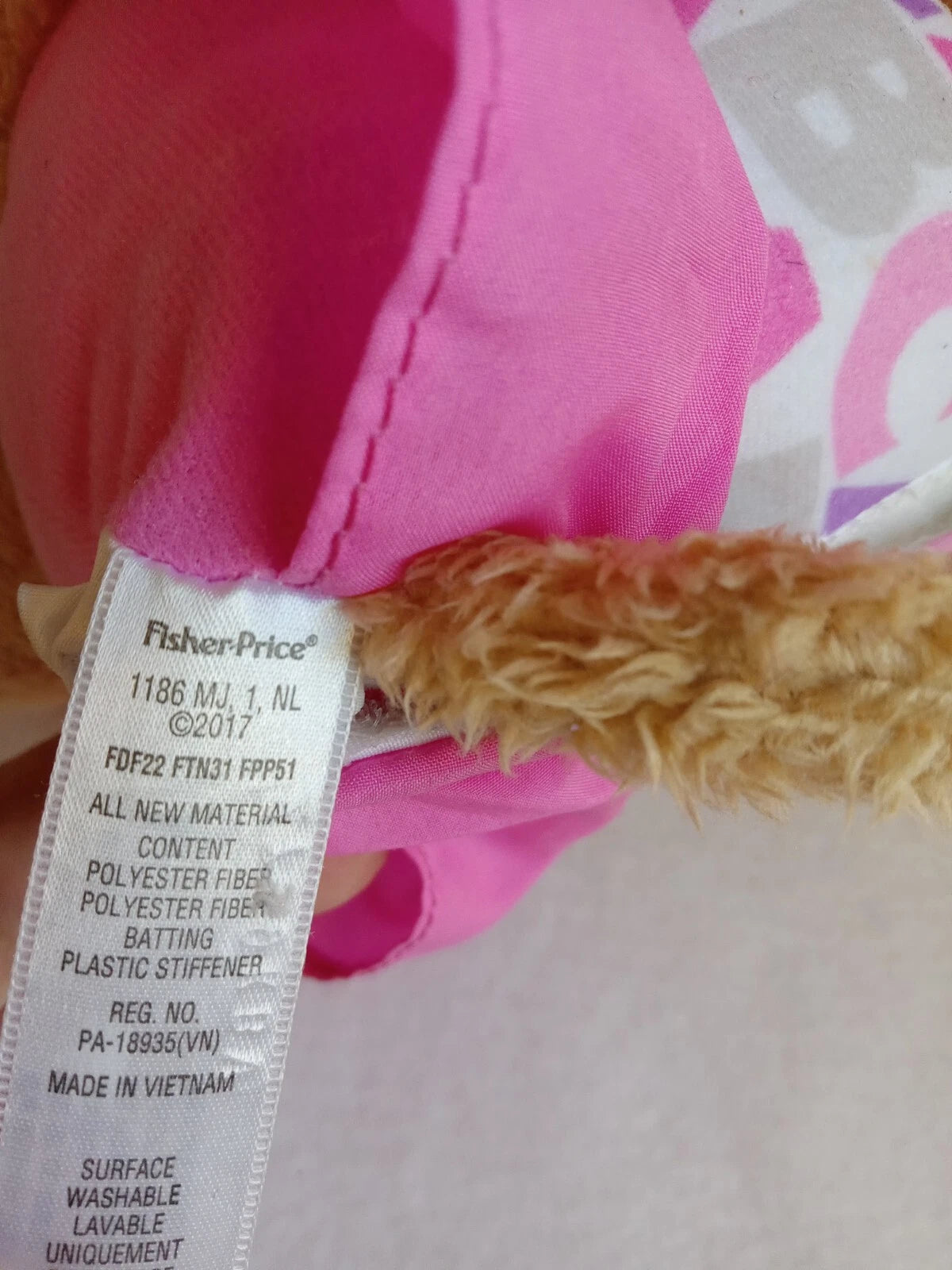 Fisher-Price Laugh & Learn Smart Stages Sis Pink Plush Musical Learning Toy for Baby & Toddler thumbnail