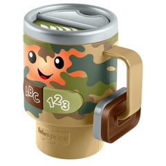 Fisher-Price Laugh & Learn Wake up & Learn Coffee Camo Mug Baby & Toddler Toy. Your little one can kick off playtime by making their own 