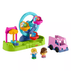 Fisher-Price Little People Carnival Playset With Ferris Wheel & Figures. Features a variety of cheerful figures, encouraging inclusivity and sparking creativity as children craft their own playful stories. HPP90