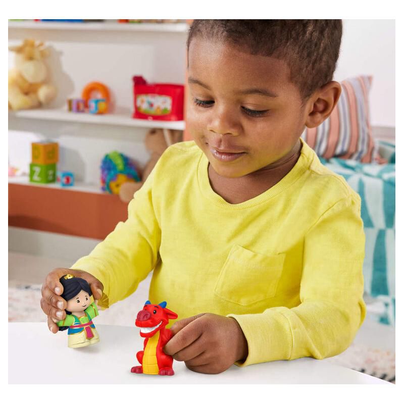 Fisher-Price Little People Disney Princess Mulan & Mushu Figure Set thumbnail