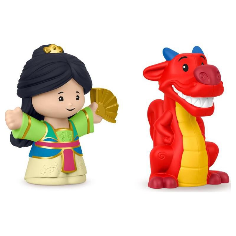 Fisher-Price Little People Disney Princess Mulan & Mushu Figure Set thumbnail