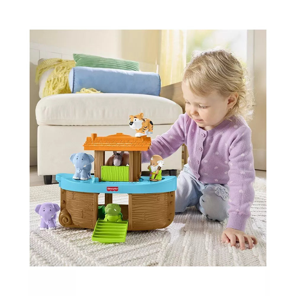 Fisher-Price Little People Noah's Ark Playset with Noah & 9 Animals thumbnail