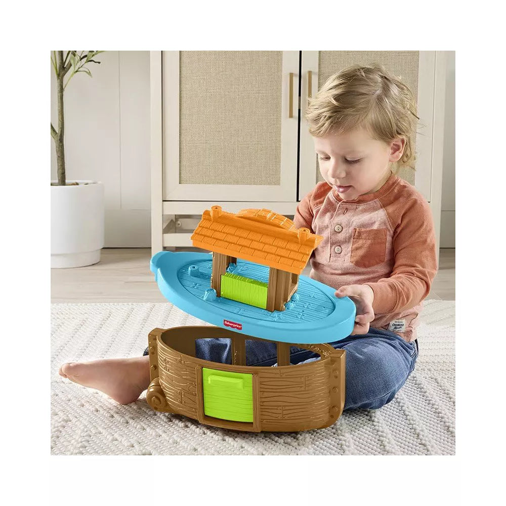 Fisher-Price Little People Noah's Ark Playset with Noah & 9 Animals thumbnail