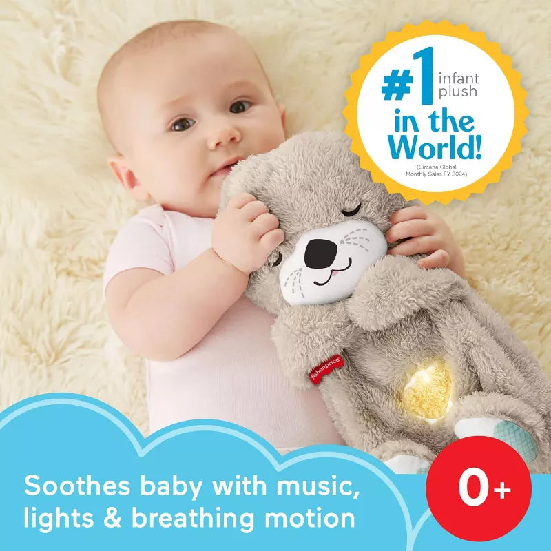 Fisher-Price Soothe 'n Snuggle Otter, Portable Plush Soother thumbnail