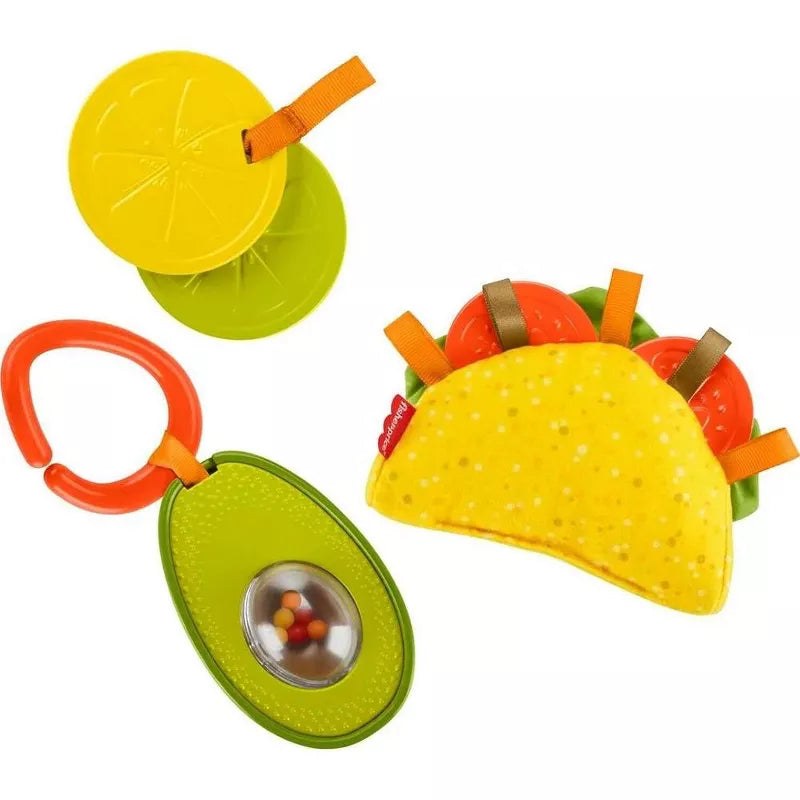 Fisher-Price Toys Taco Tuesday Gift Set Pretend Food Baby Toys For Sensory Play thumbnail