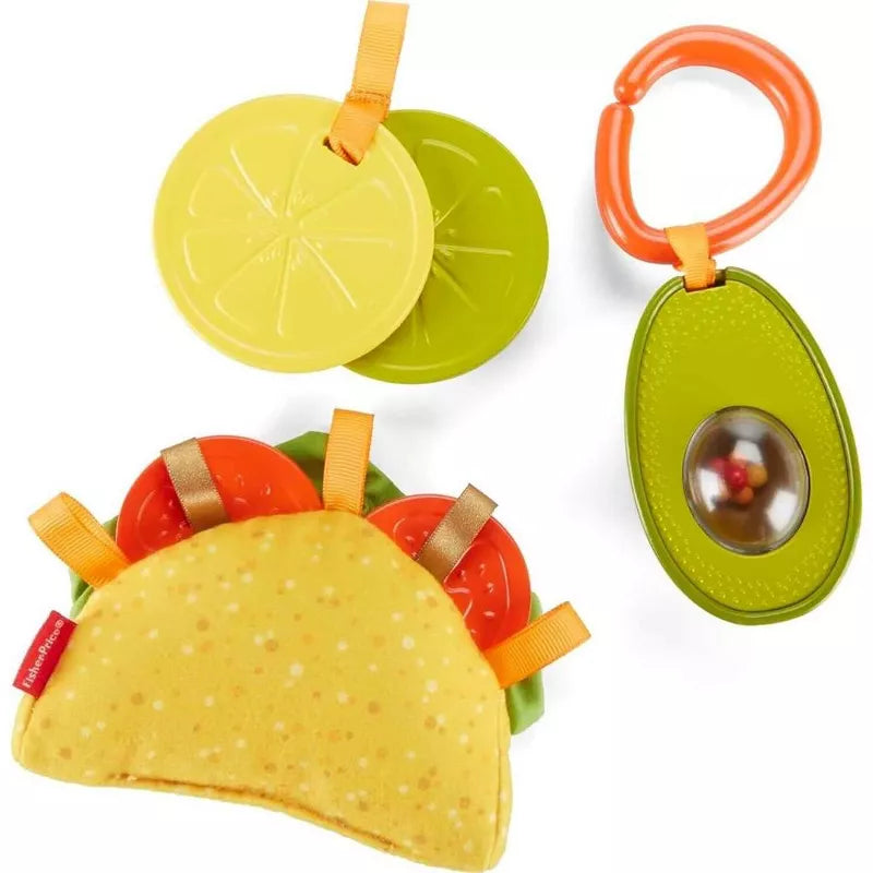 Fisher-Price Toys Taco Tuesday Gift Set Pretend Food Baby Toys For Sensory Play thumbnail