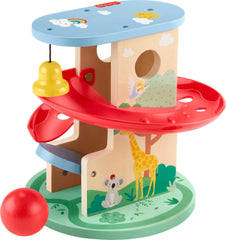 Fisher-Price Wooden Treehouse Ball Run Baby & Toddler Toy