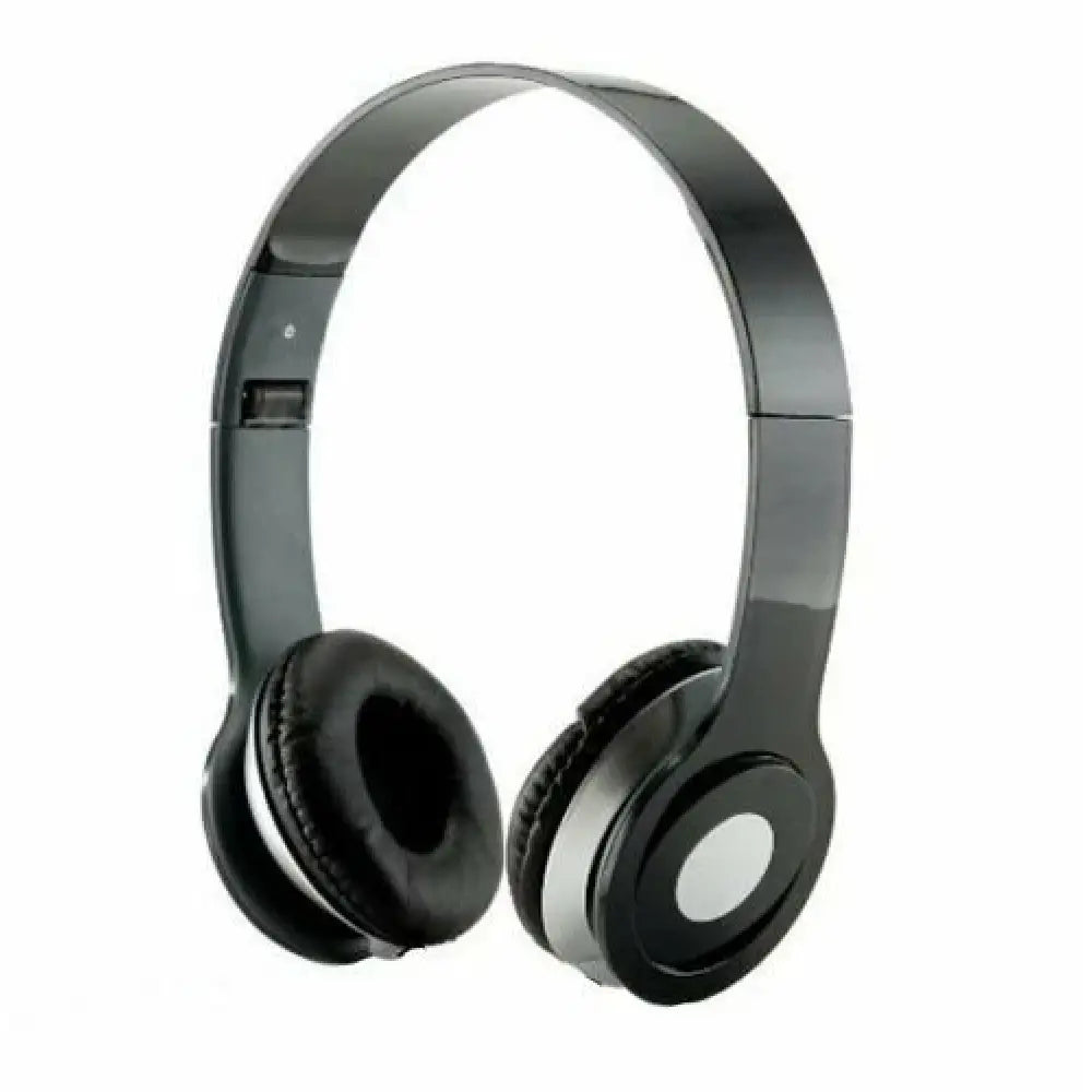 Foldable Headphone Stereo Dj 3.5 Mm Stereo Earphones Super Bass Heads(black w/mic) thumbnail