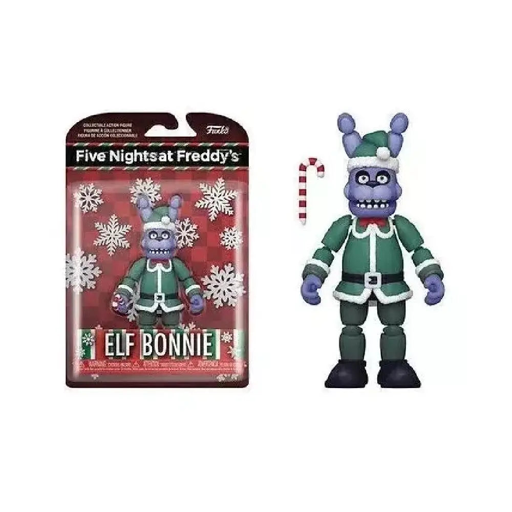 Funko Action Figure: Five Nights at Freddy's- Holiday Bonnie The Rabbit. Holiday Bonnie represents a fan-favorite from the FNAF franchise, attracting collectors who appreciate genuine and nostalgic pieces. F-72481 thumbnail