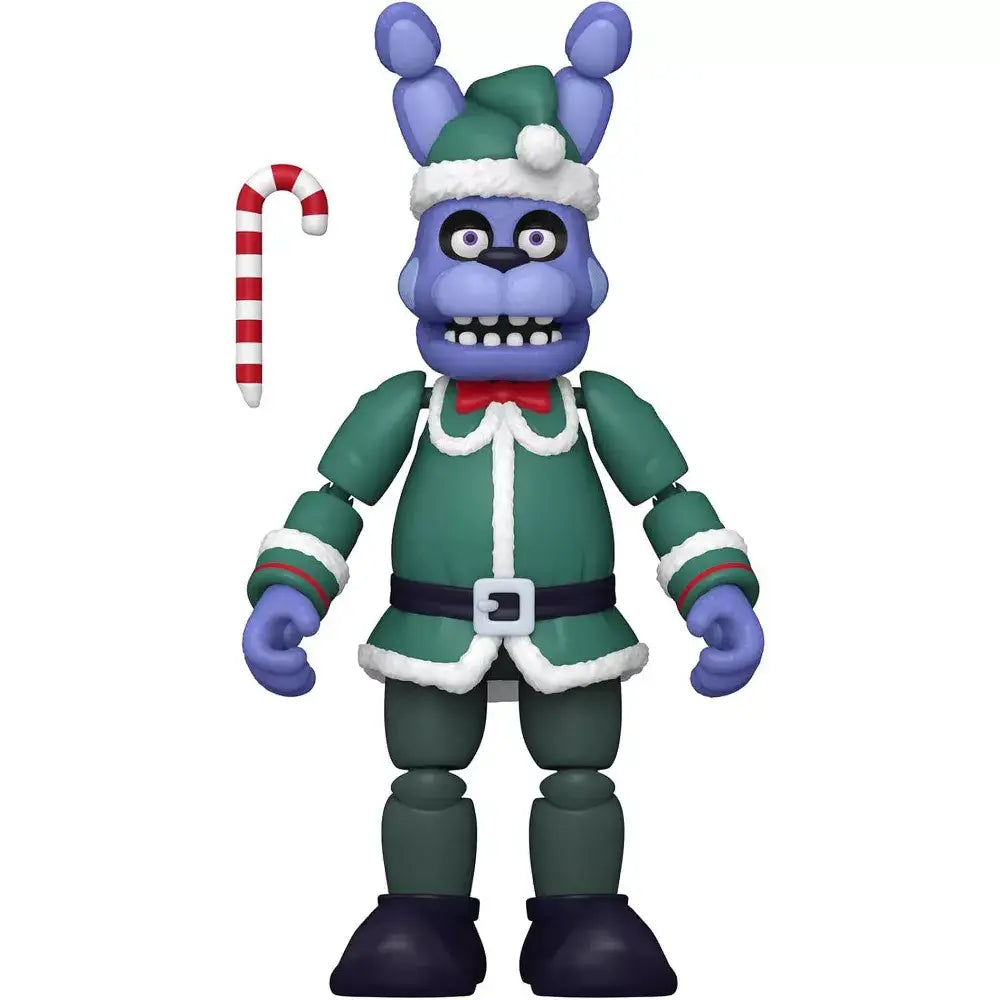 Funko Action Figure: Five Nights at Freddy's- Holiday Bonnie The Rabbit. Holiday Bonnie represents a fan-favorite from the FNAF franchise, attracting collectors who appreciate genuine and nostalgic pieces. F-72481 thumbnail