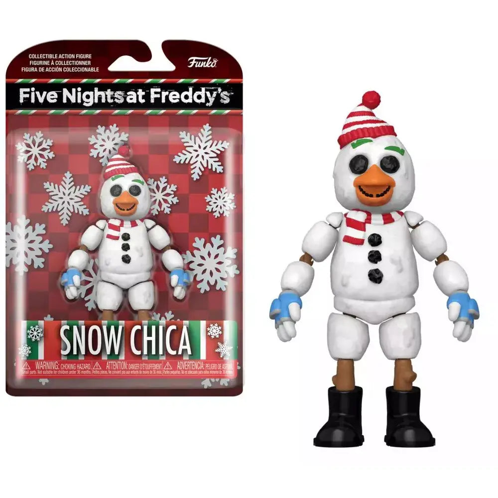 Funko Action Figure: Five Nights at Freddy's (FNAF) - Holiday Chica The Chicken. Holiday Chica showcases meticulous detailing and vibrant colors that perfectly embody the festive FNAF spirit. F-72482 thumbnail