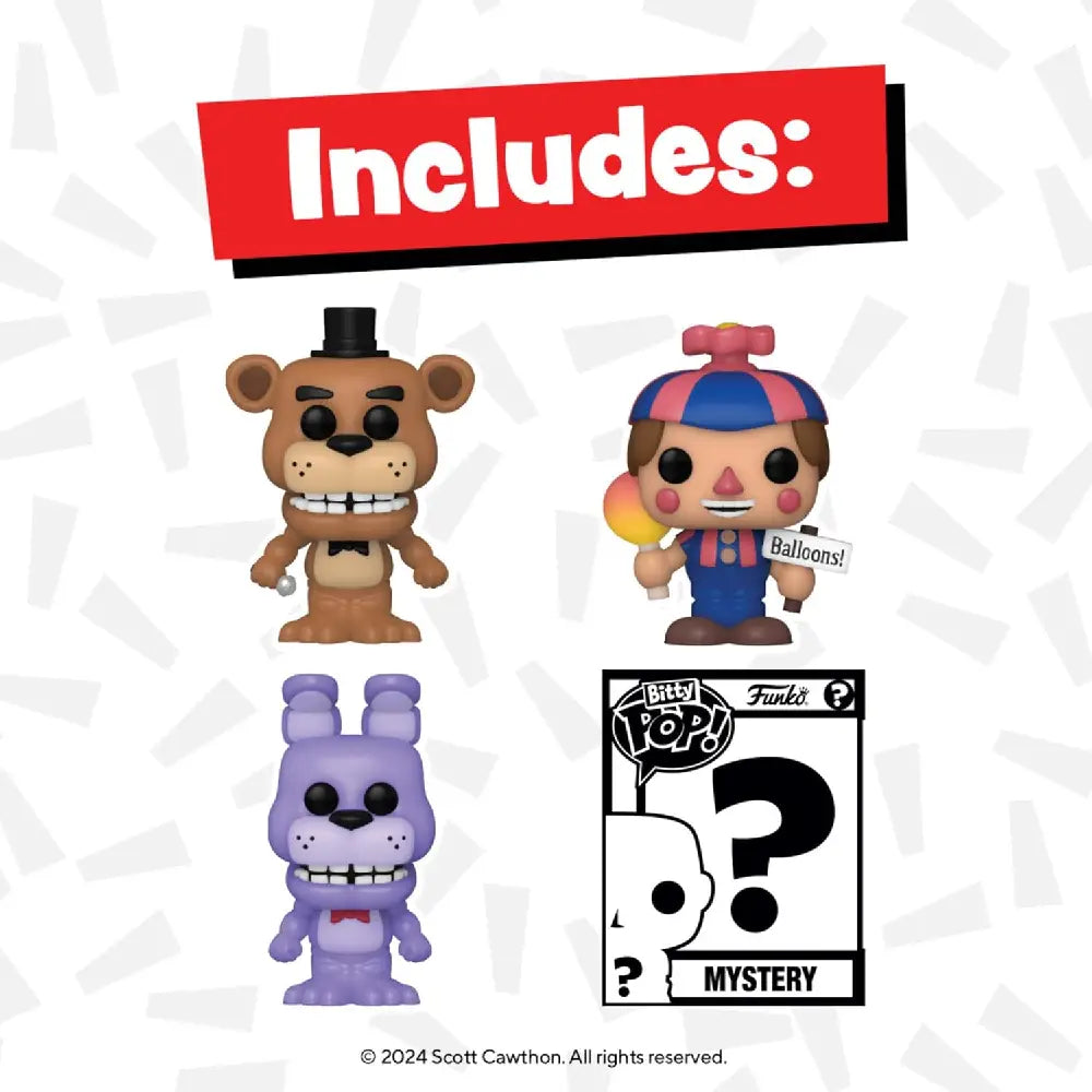 Funko Bitty POP! Five Nights at Freddy's (FNAF)- Freddy F-73046 thumbnail