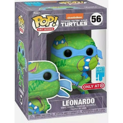 Funko Leonardo Artist Series Teenage Mutant Ninja Turtles Pop! Vinyl Figure with Pop! Protector - Exclusive. Perfect for TMNT fans and collectors of unique Funko Pop! figures, this exclusive Leonardo figure is a standout piece. F-59891