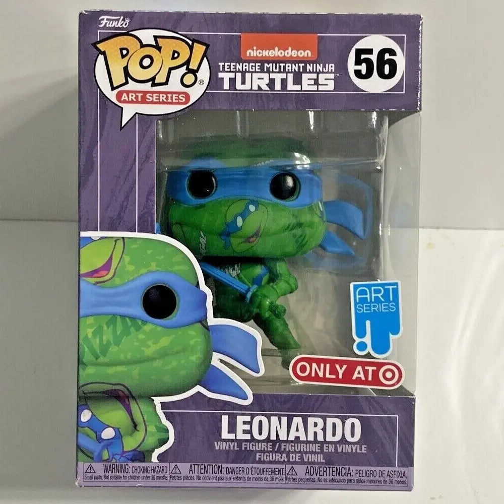 Funko Leonardo Artist Series Teenage Mutant Ninja Turtles Pop! Vinyl Figure with Pop! Protector - Exclusive. Perfect for TMNT fans and collectors of unique Funko Pop! figures, this exclusive Leonardo figure is a standout piece. F-59891 thumbnail