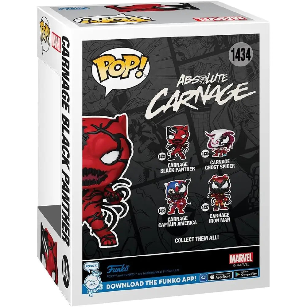 Funko POP Marvel: Carnageized - Black Panther F-82643 thumbnail
