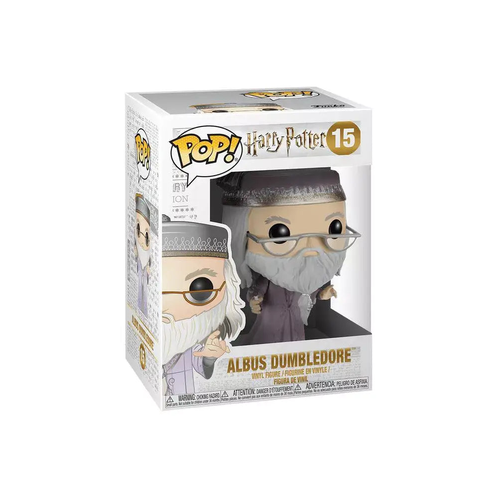 Funko POP Movies: Harry Potter Action Figure - Albus Dumbledore. Invite a piece of Hogwarts into your space with this Albus Dumbledore POP vinyl figure, complete with his wand, from Funko! F-5891 thumbnail