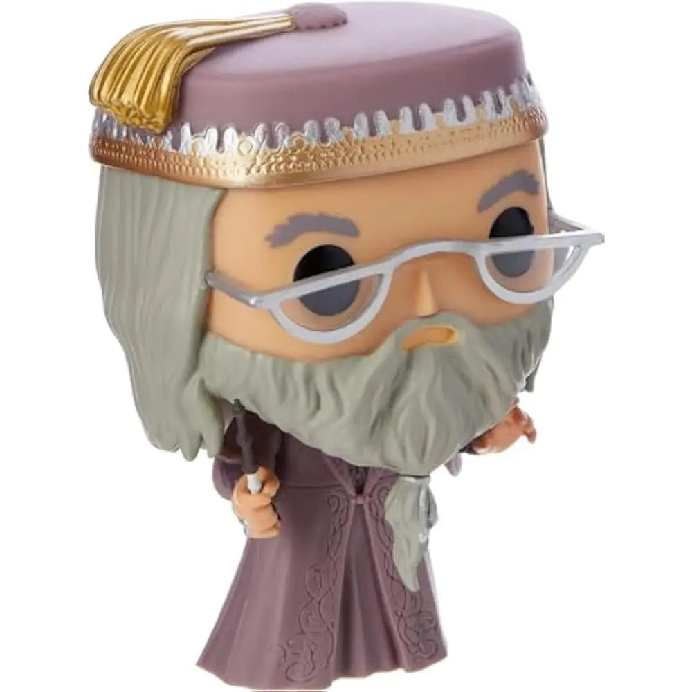Funko POP Movies: Harry Potter Action Figure - Albus Dumbledore. Invite a piece of Hogwarts into your space with this Albus Dumbledore POP vinyl figure, complete with his wand, from Funko! F-5891 thumbnail