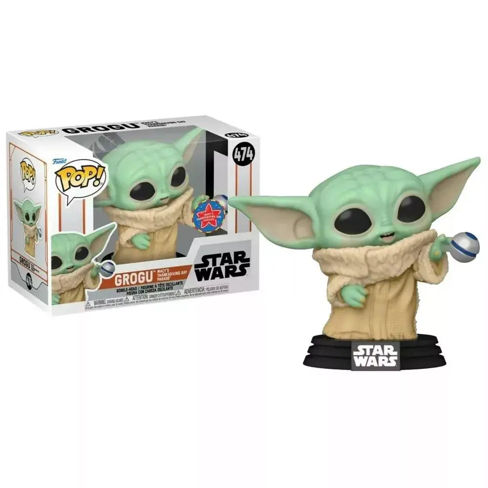 Funko POP Star Wars The Mandalorian Grogu Macys Thanksgiving Parade. Honor the legendary Macy's Thanksgiving Day Parade with this special edition Grogu float figure—an ideal collectible for fans of the Star Wars universe. F-59892 thumbnail