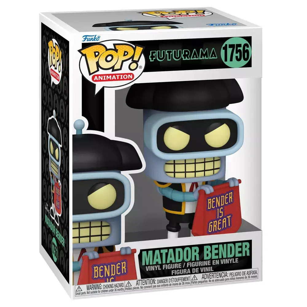 Funko POP TV: Futurama - Bender - (Matador) thumbnail