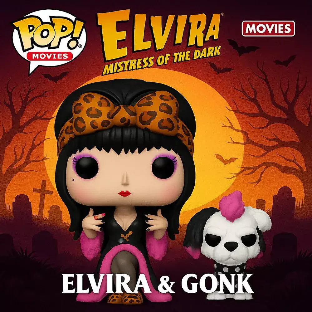 Funko POP! & Buddy: Elvira Mistress of The Dark & Gonk thumbnail