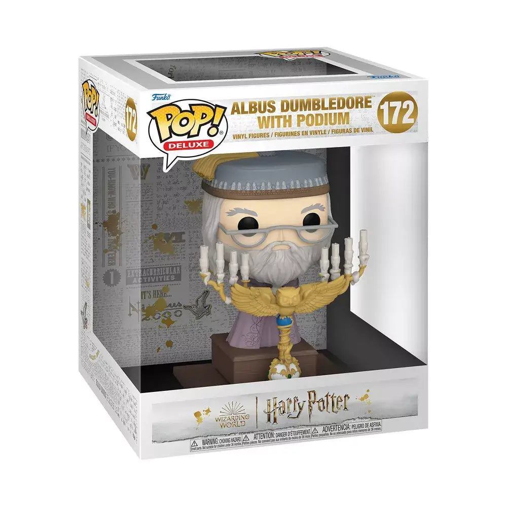 Funko POP! Deluxe: Harry Potter Prisoner of Azkaban - Albus Dumbledore with Podium thumbnail