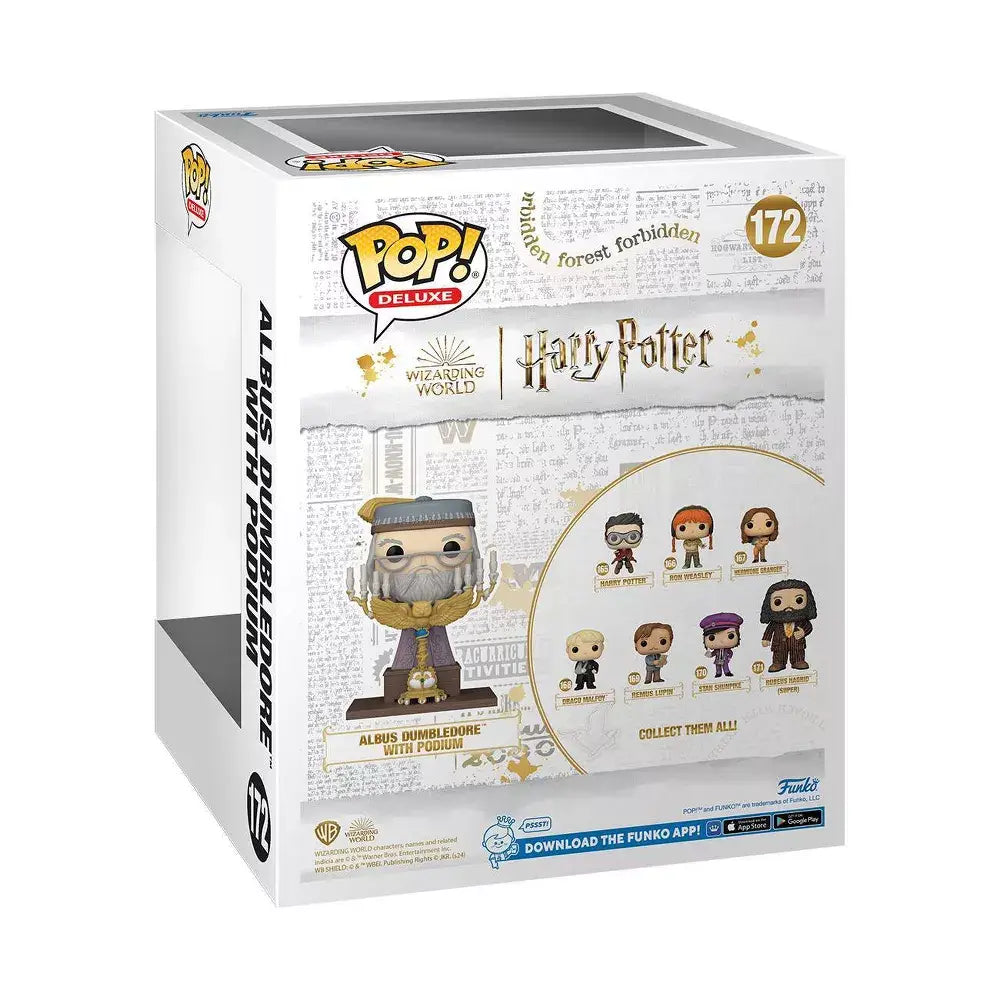 Funko POP! Deluxe: Harry Potter Prisoner of Azkaban - Albus Dumbledore with Podium thumbnail