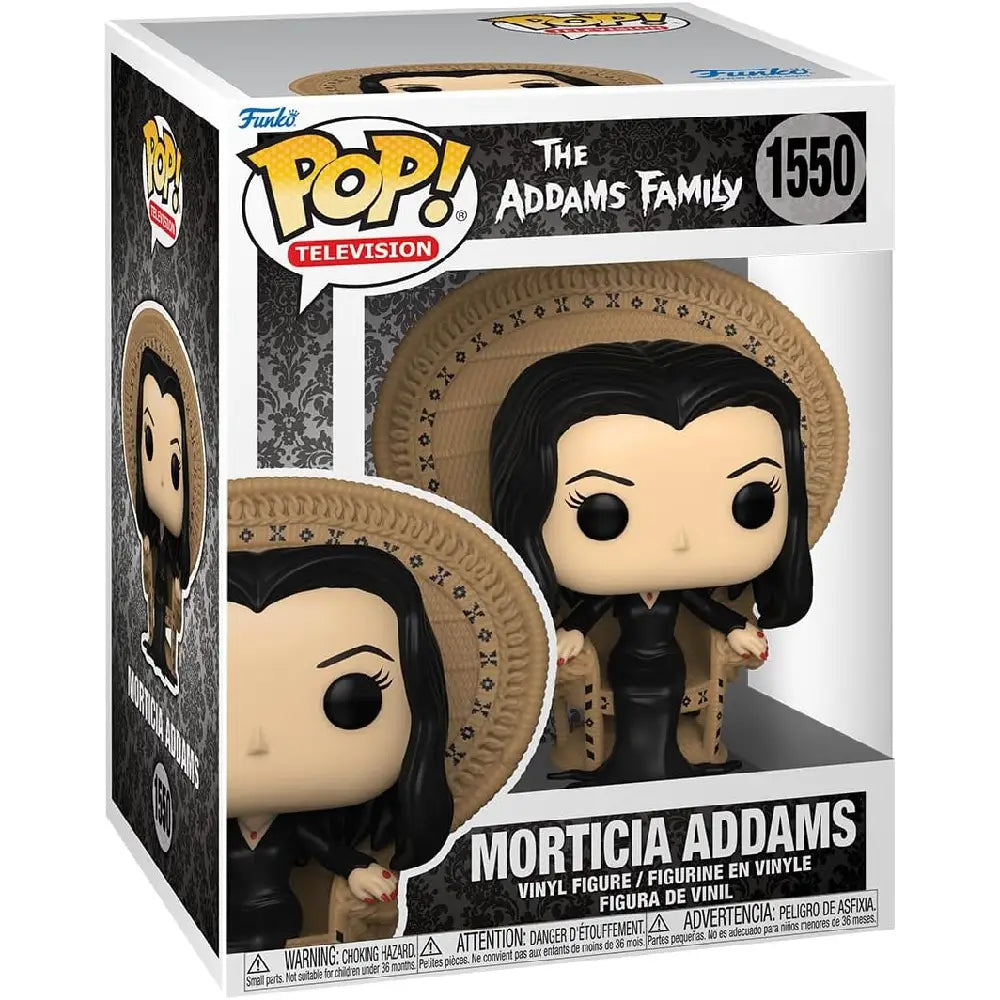 Funko POP! Deluxe: The Addams Family – Morticia Addams in Chair thumbnail