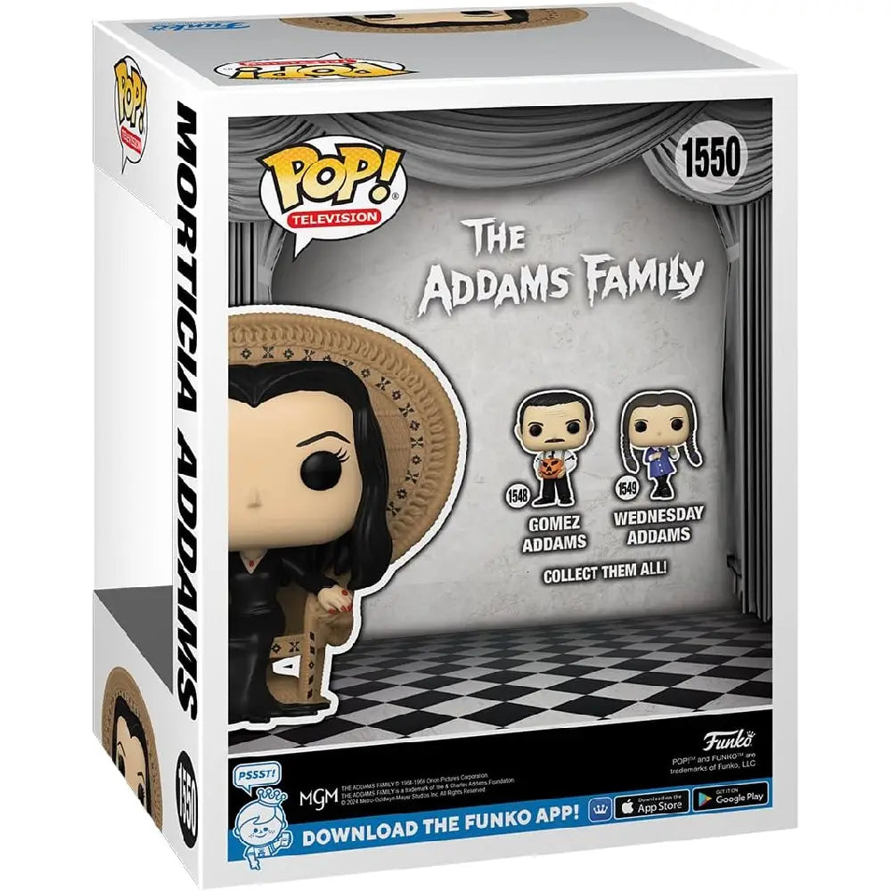 Funko POP! Deluxe: The Addams Family – Morticia Addams in Chair thumbnail